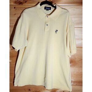 Ashworth Men's Large Polo Golf Shirt Yellow